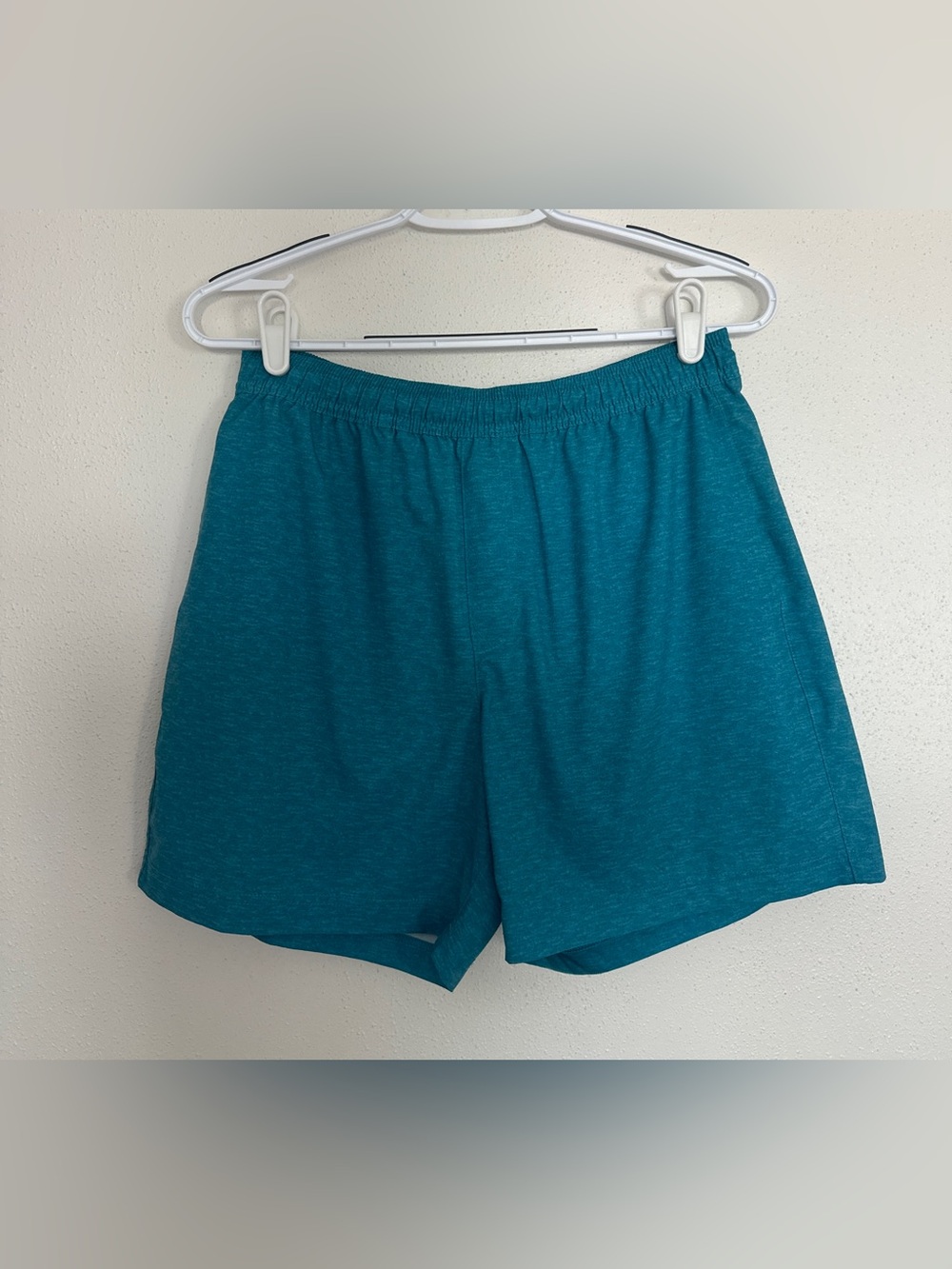 Chubbies Everyday Shorts Teal Blue Heather 5.5" Inseam Men's Size Medium